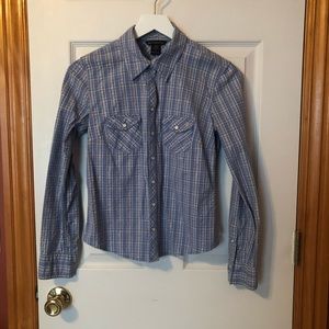Girls small Abercrombie western shirt